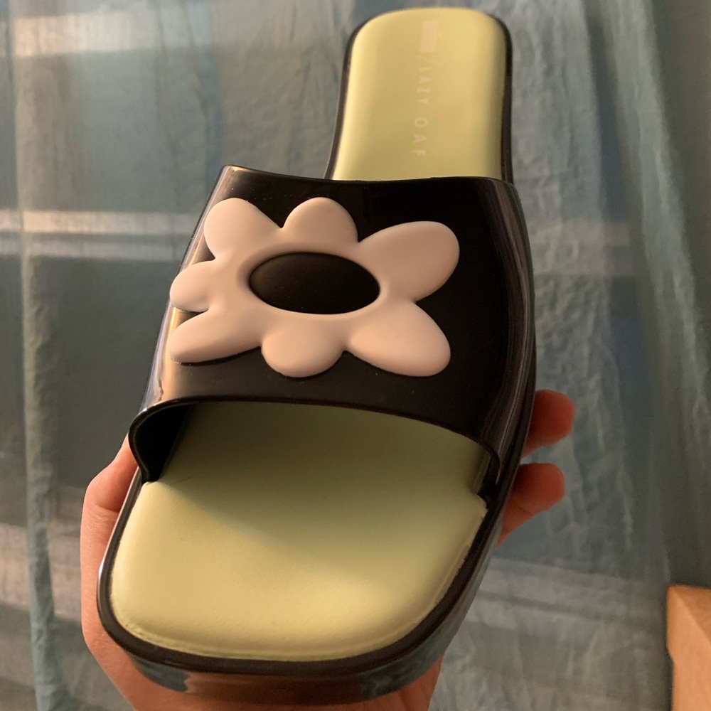 Lazy Oaf x Melissa platform sandal NIB